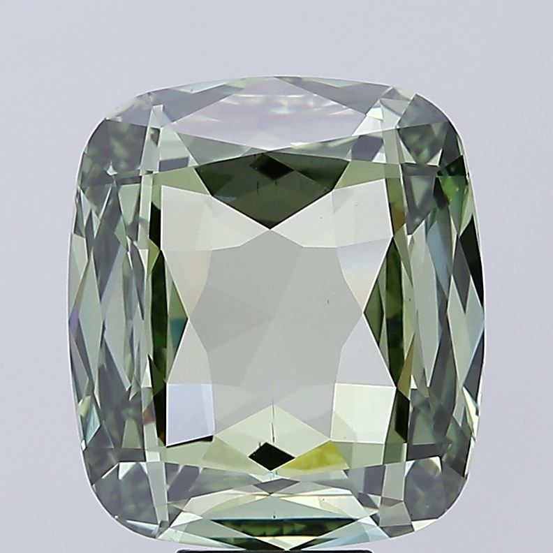 8.74 ct. Fancy Vivid Green/VS2 Cushion Lab Grown Diamond prod_fe90c600fa5942978f37ca440c4a72f0