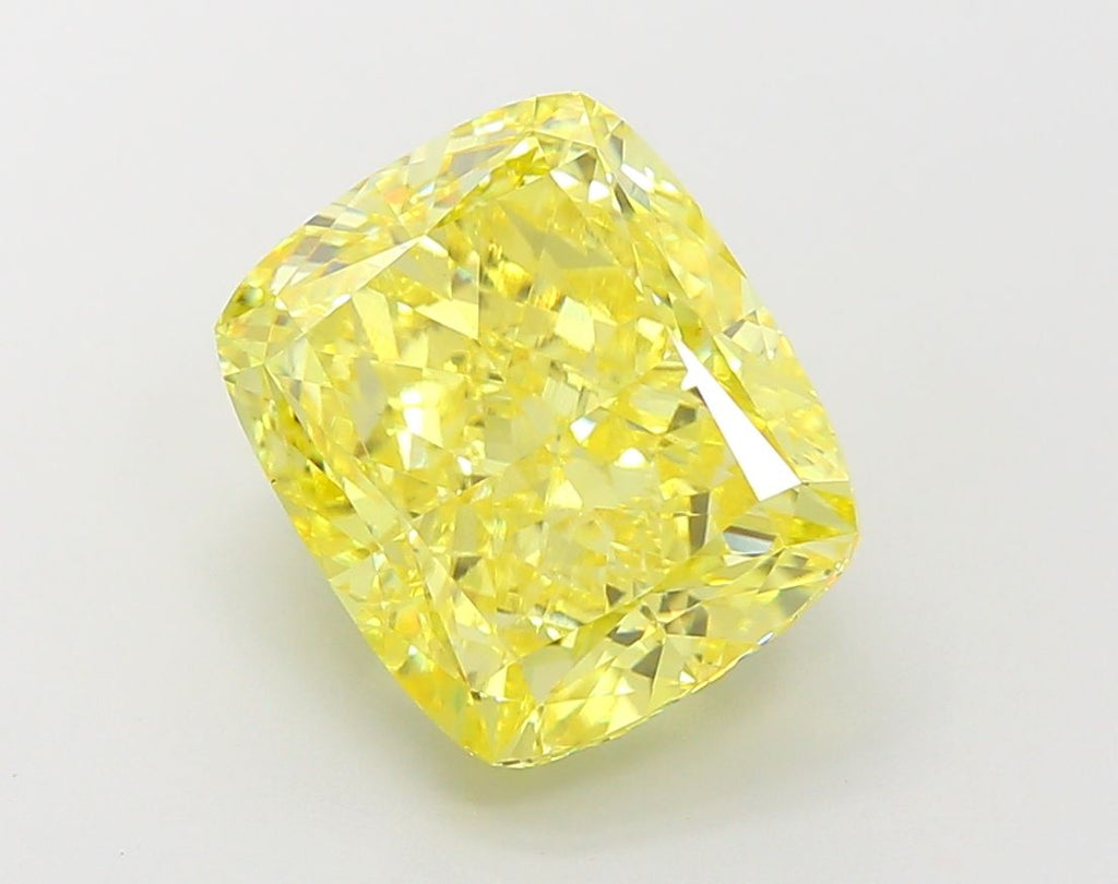 7.08 ct. Fancy Vivid Yellow/VS1 Cushion Lab Grown Diamond prod_8fcf83706a4b4f39ab498de21cf1237e