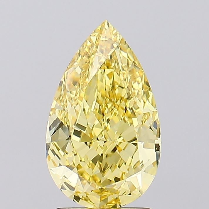 2.73 ct. Fancy Vivid Yellow/VS1 Pear Lab Grown Diamond prod_f6c9431d4269455081c5015f69785450