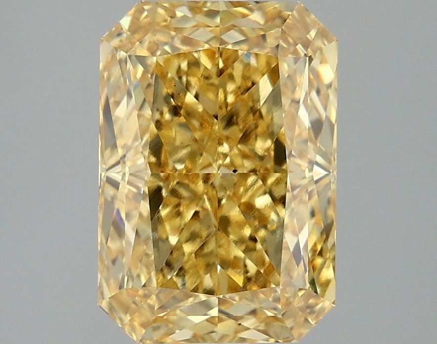 3.07 ct. Fancy Vivid Yellow/VS2 Radiant Lab Grown Diamond prod_8ed6aa053f8846f4855c561edbeec8be