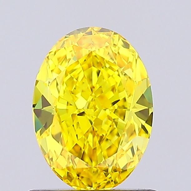 0.81 ct. Fancy Vivid Yellow/VVS2 Oval Lab Grown Diamond prod_8e45874f7cb14e5c89296e36dab2d056