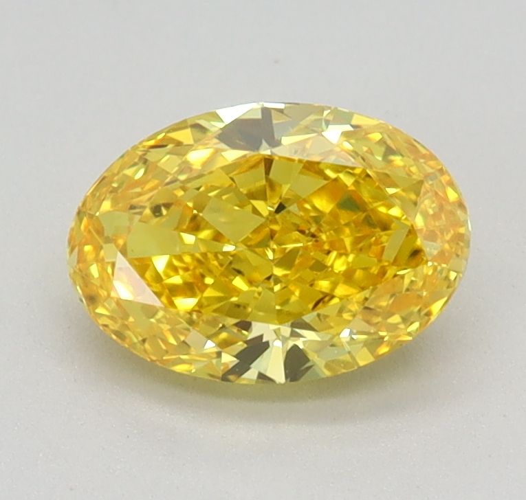 0.83 ct. Fancy Vivid Yellow/VS1 Oval Lab Grown Diamond prod_f8591796eaba40999a678d49ea71c962