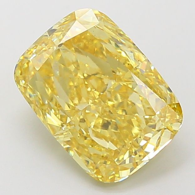 3.10 ct. Fancy Vivid Yellow/VS2 Cushion Lab Grown Diamond prod_724e1ace437746e8b355b451593d696c