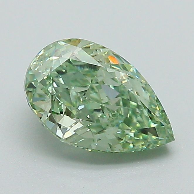 1.02 ct. Fancy Vivid Green/VS1 Pear Lab Grown Diamond prod_e39b97d8456c413384335fdd9478b485