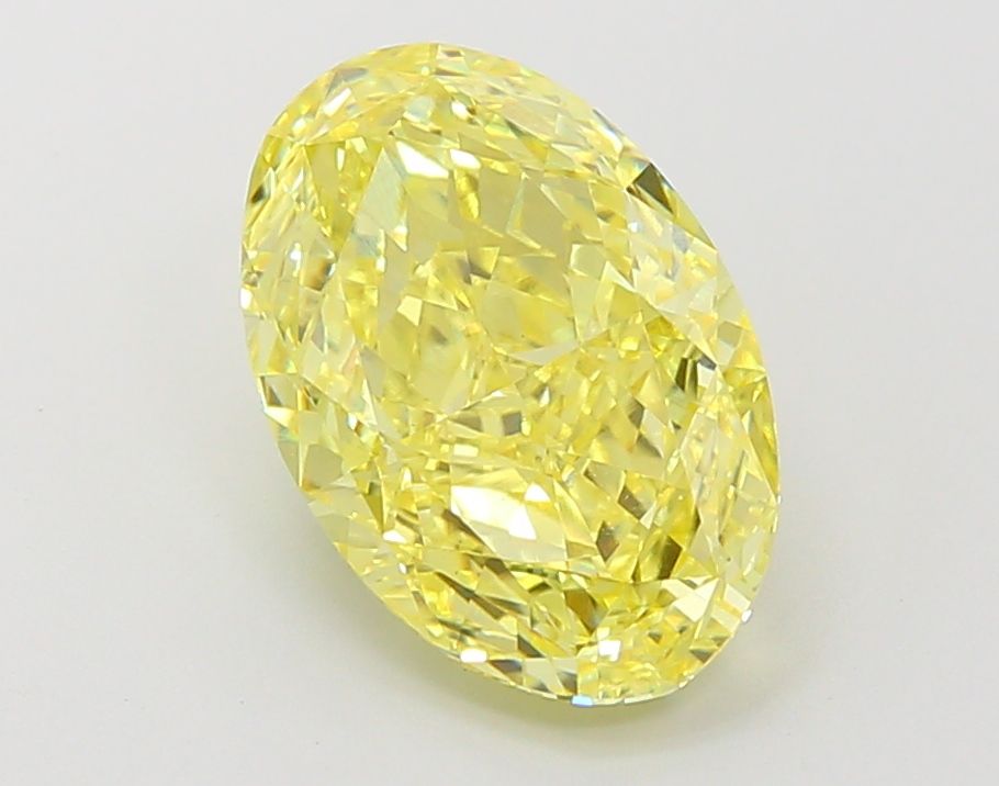 4.14 ct. Fancy Vivid Yellow/VS1 Oval Lab Grown Diamond prod_e69446d14349443cb4ca96e434af8c5b