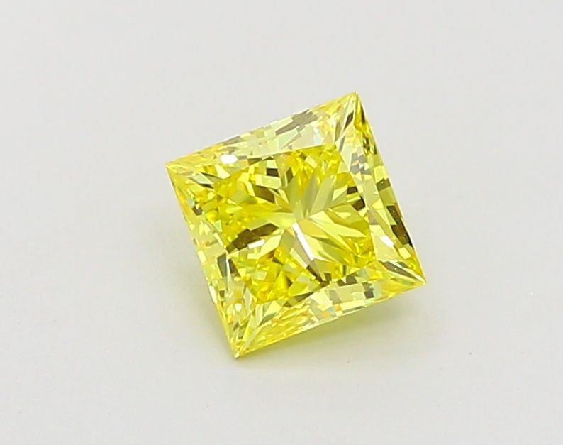 1.08 ct. Fancy Vivid Yellow/VS1 Princess Lab Grown Diamond prod_ea32f206654c42c78546616767080e50