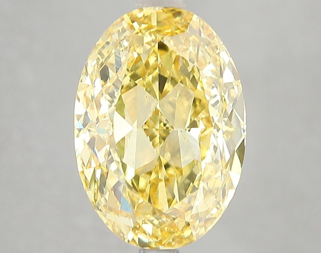 5.01 ct. Fancy Vivid Yellow/VS2 Oval Lab Grown Diamond prod_f0bab8ab889f4035b3db89575dfa3e98