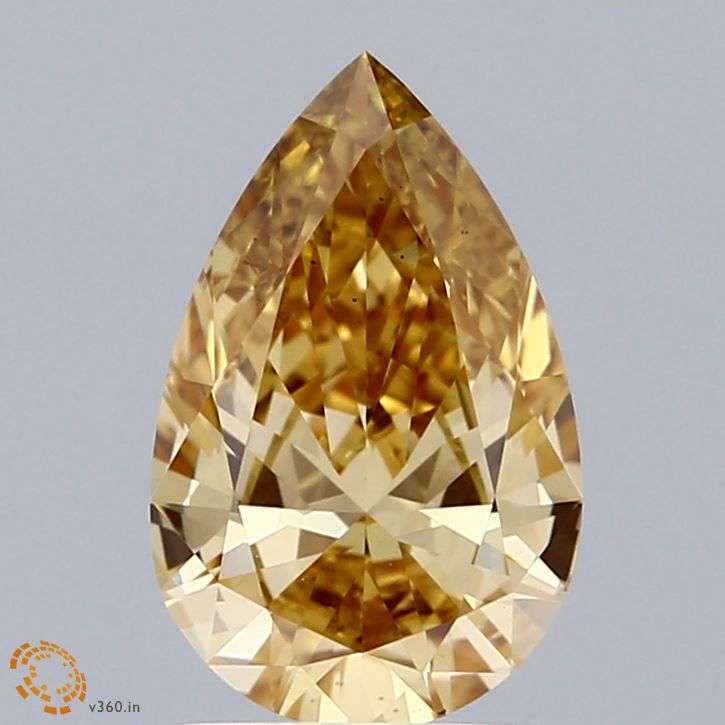 1.50 ct. Fancy Vivid Brownish Yellow/VS1 Pear Lab Grown Diamond prod_6dfe51ddb2334d389eefff2deff0c271