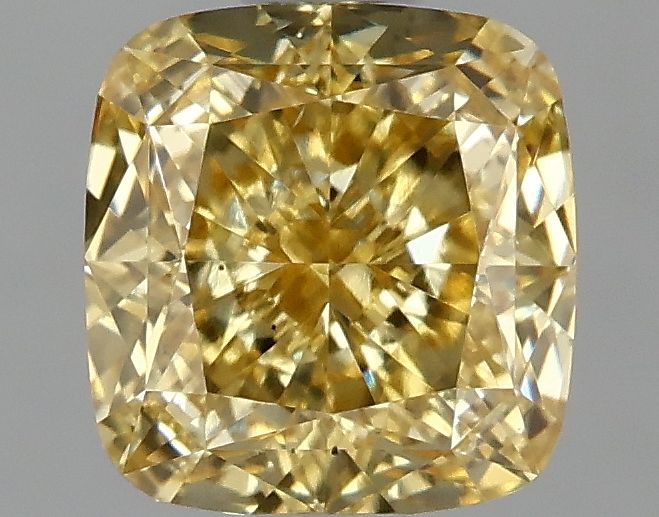 1.08 ct. Fancy Vivid Yellow/VS2 Cushion Lab Grown Diamond prod_fec6993e709548e2b6f02f94fa186825