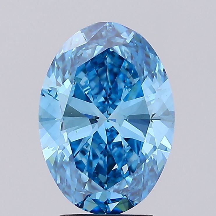 4.01 ct. Fancy Vivid Blue/VS1 Oval Lab Grown Diamond prod_d621354b40a1457b98eb31ac4e096911