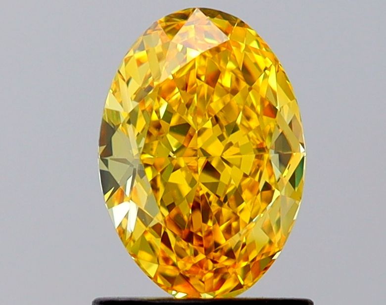 1.22 ct. Fancy Vivid Yellow/VVS2 Oval Lab Grown Diamond prod_ebde855702d9495abfc087afc465967c