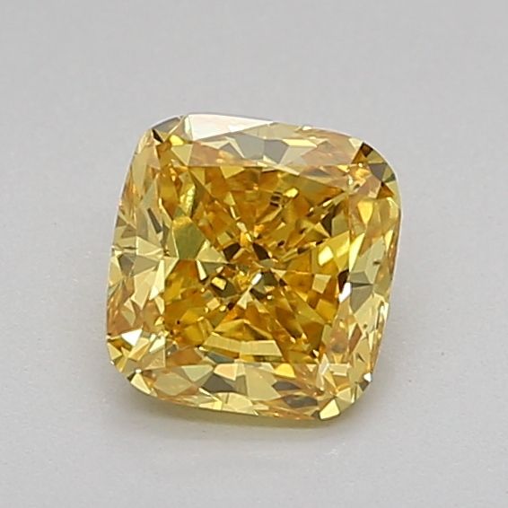 0.66 ct. Fancy Vivid Yellow/VS2 Cushion Lab Grown Diamond prod_ef74c6015b9d4efea29161cb8e1633a6