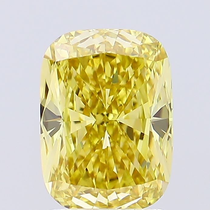 2.33 ct. Fancy Vivid Yellow/VS1 Cushion Lab Grown Diamond prod_f524e7cb38094b4f86d68217d430e1eb