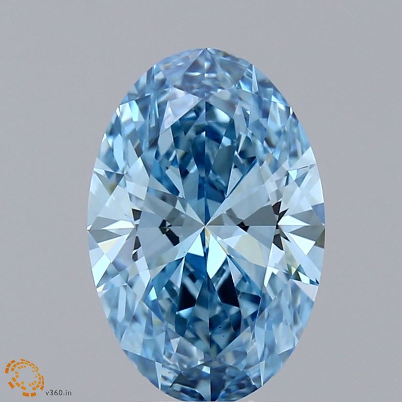 2.08 ct. Fancy Vivid Blue/VS1 Oval Lab Grown Diamond prod_da45611cd33245819dce9b0d1f3e6c5b