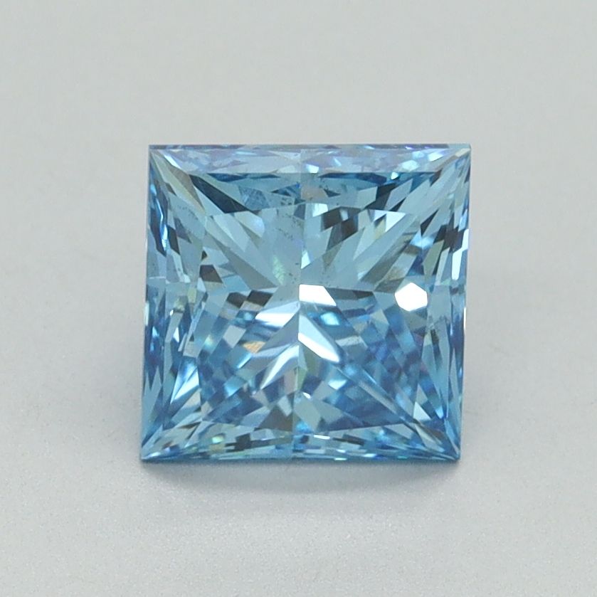 1.51 ct. Fancy Vivid Blue/VS2 Princess Lab Grown Diamond prod_dae45621fb6c47dbab7c7faff08c70b7