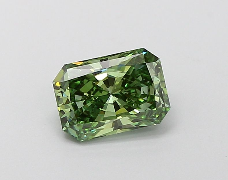 1.01 ct. Fancy Vivid Green/VVS2 Radiant Lab Grown Diamond prod_fdd68a7a73ce41cc8c2c0d275c2fe2e5