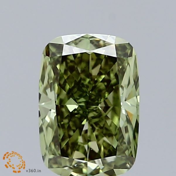 1.50 ct. Fancy Vivid Green/VVS2 Cushion Lab Grown Diamond prod_ff1c1dd37bc84b08852e4faa38d40500