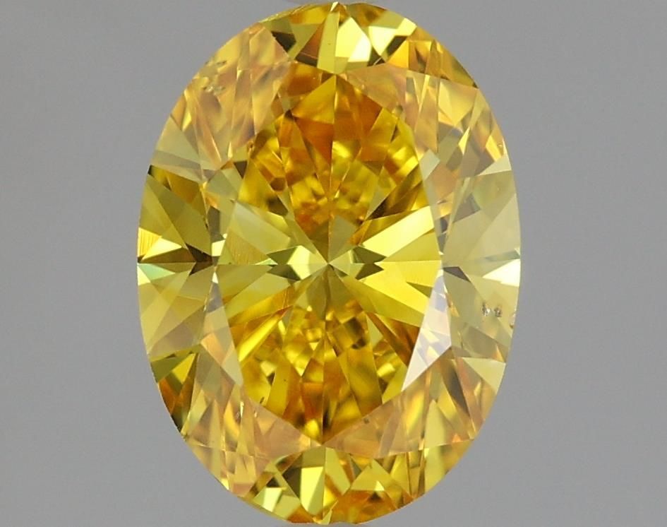 1.50 ct. Fancy Vivid Yellow/SI1 Oval Lab Grown Diamond prod_e0efe08d07534ee99a57d6a36ed59ca3