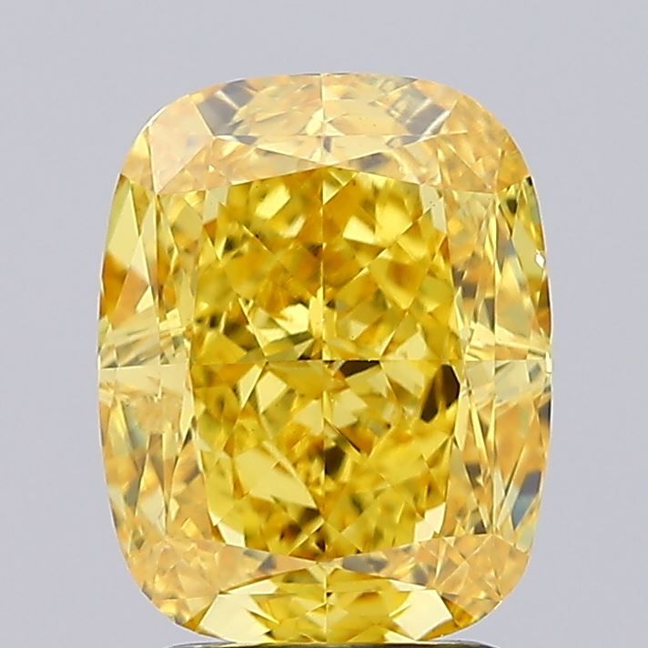 3.07 ct. Fancy Vivid Yellow/VS2 Cushion Lab Grown Diamond prod_a95d99a9374a4cde91614a5e8bd088cf