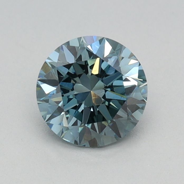 0.51 ct. Fancy Vivid Greenish Blue/VS1 Round Lab Grown Diamond prod_77a93f2ff262445c8fd8259dfa644080