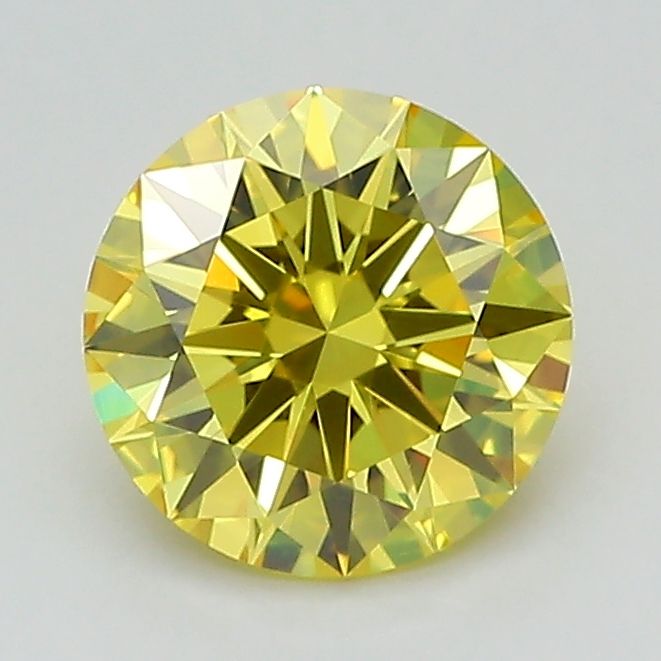 1.19 ct. Fancy Vivid Yellow/VS1 Round Lab Grown Diamond prod_fd300c7563dd488a82e173681452fcf3