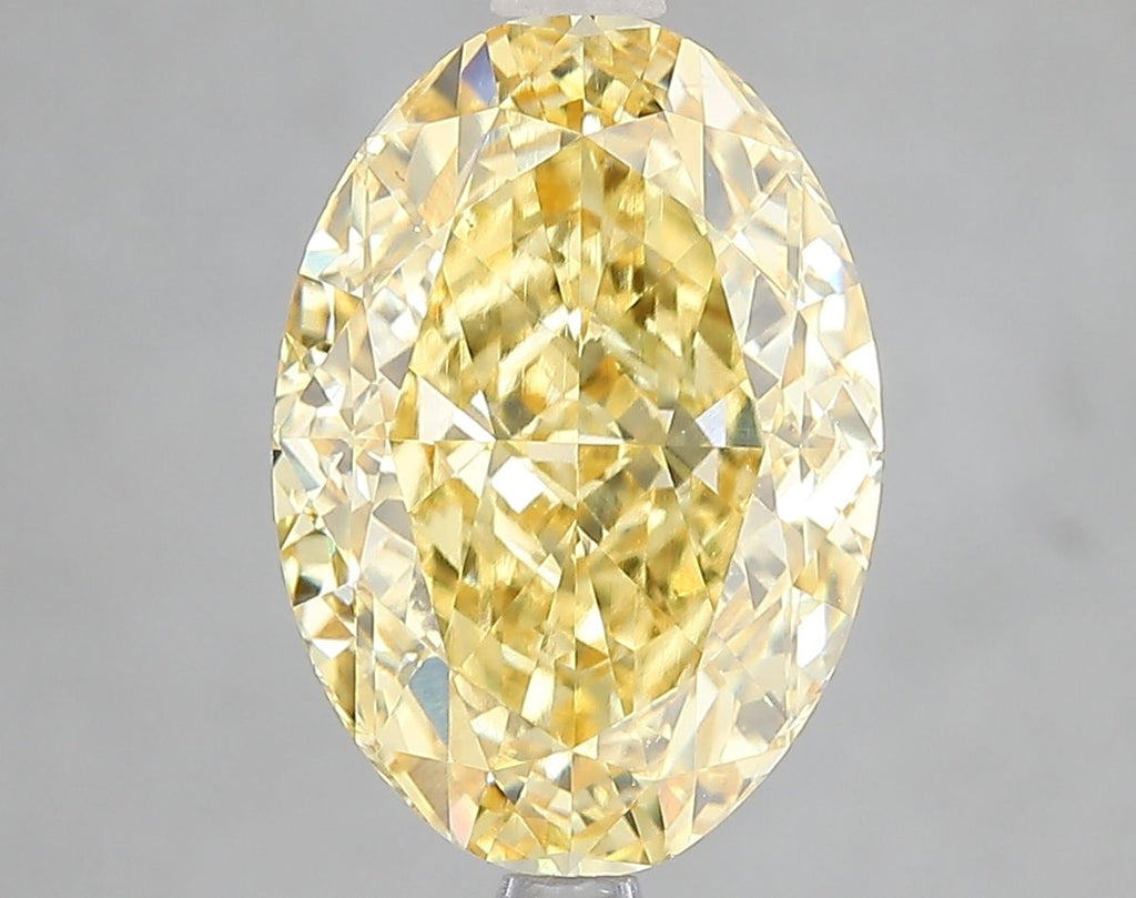 5.10 ct. Fancy Vivid Yellow/VS1 Oval Lab Grown Diamond prod_f34f30312a1e4b4c969a91635c3f189b