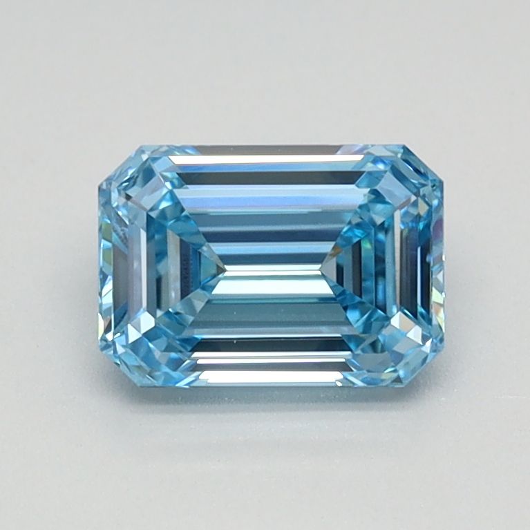 0.80 ct. Fancy Vivid Blue/VS1 Emerald Lab Grown Diamond prod_ddf9bbeaf181487ea5e5627b585e9a57