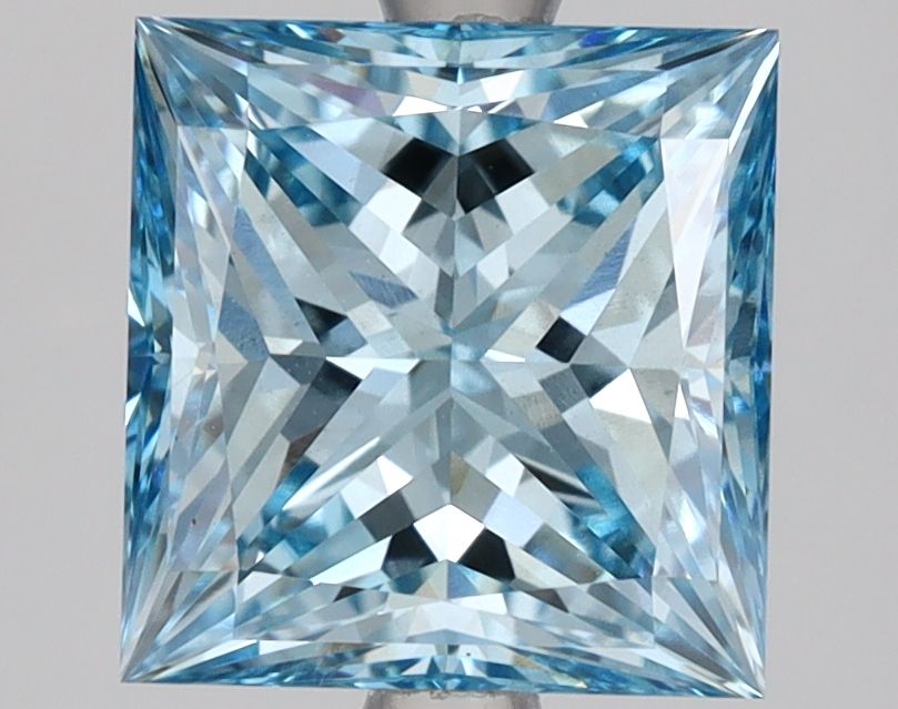 3.00 ct. Fancy Vivid Blue/VS1 Princess Lab Grown Diamond prod_a9328a97d76945f58222e4aedae47b13