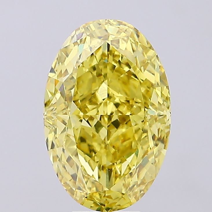 11.06 ct. Fancy Vivid Yellow/VVS2 Oval Lab Grown Diamond prod_ed1f7f452e3740c69a8d4d739dc4d449