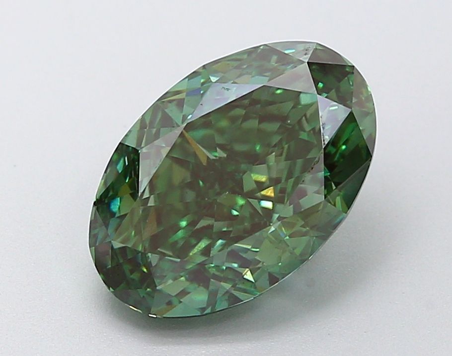 3.67 ct. Fancy Vivid Green/VS1 Oval Lab Grown Diamond prod_fa8b1a07e0754d448ad4f1b1018c0296