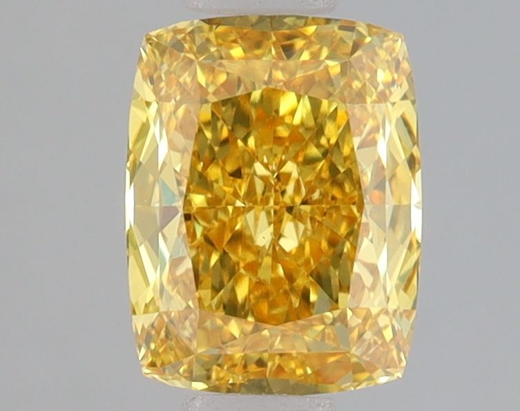 1.30 ct. Fancy Vivid Yellow/VS1 Cushion Lab Grown Diamond prod_6f445b8475214b47a1ad617b8121b2ce