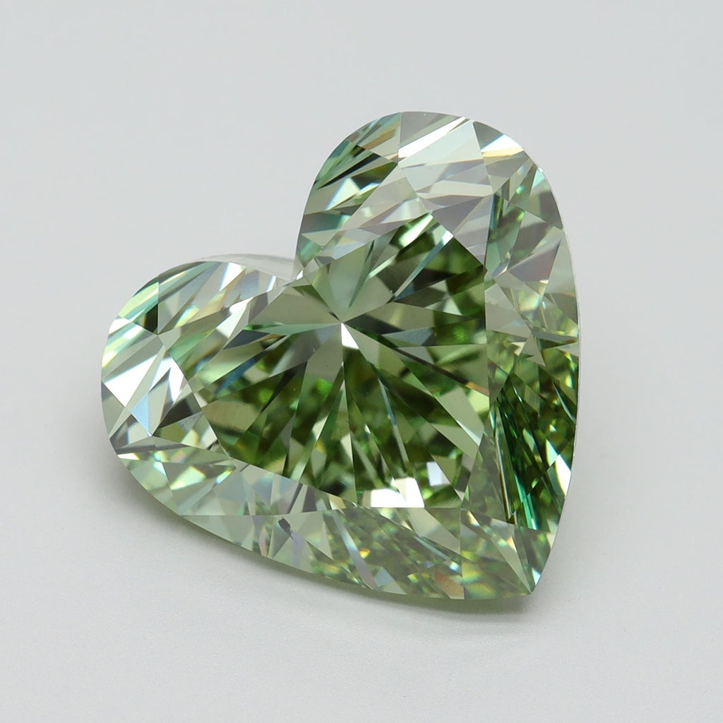 10.07 ct. Fancy Vivid Green/VS2 Heart Lab Grown Diamond prod_b6a5764bc74348fca7e669c0999a2706