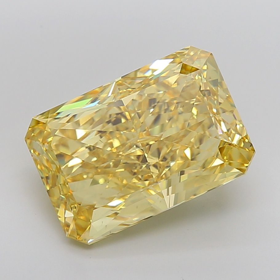 12.05 ct. Fancy Yellow/VS1 Radiant Lab Grown Diamond