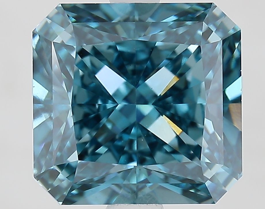 3.63 ct. Fancy Vivid Blue/VVS2 Square Lab Grown Diamond prod_89ddb372f6554e87894428fd5e31ef15