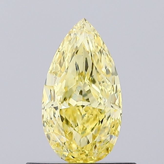 0.74 ct. Fancy Vivid Yellow/VS2 Pear Lab Grown Diamond prod_e84ad4d1138e4f38a81cdd50167b5e78