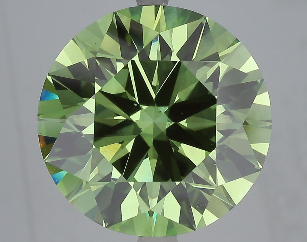 10.03 ct. Fancy Vivid Green/VS2 Round Lab Grown Diamond prod_3b65413494584022957f5aca2a313d8e