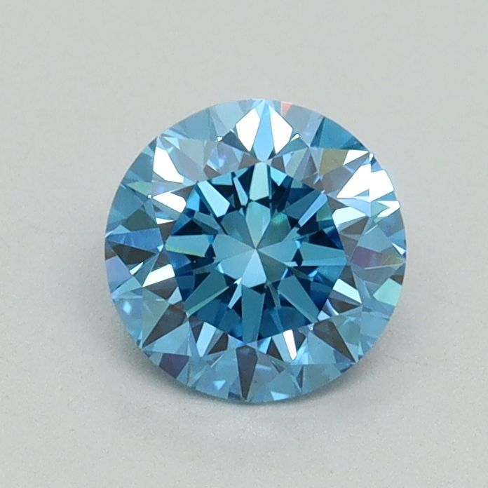 0.76 ct. Fancy Vivid Blue/VS1 Round Lab Grown Diamond prod_f3c0ed41b89a444cb0972811a1f44362