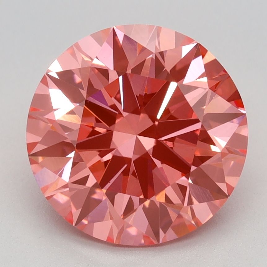 2.65 ct. Fancy Vivid Pink/VS1 Round Lab Grown Diamond prod_65a3edd767b94b0c95eb58dfcf2222b6