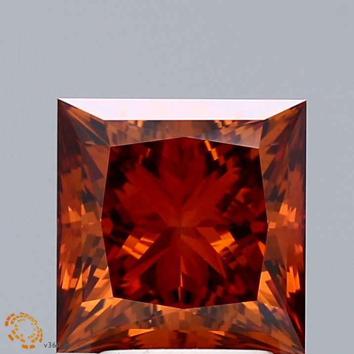 3.03 ct. Fancy Vivid Orange/VS2 Princess Lab Grown Diamond prod_ba27840fd14045a396473f1d3b9ca094