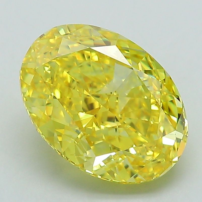 3.19 ct. Fancy Vivid Yellow/VVS2 Oval Lab Grown Diamond prod_fe388fc736d047d78ffdb03cd2bd06df