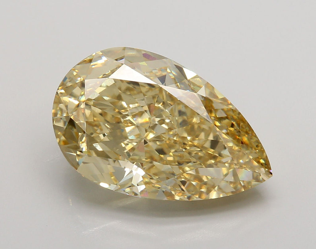 11.18 ct. Fancy Vivid Yellow/VVS2 Pear Lab Grown Diamond prod_f07b061d27e94353b97062c972b97047