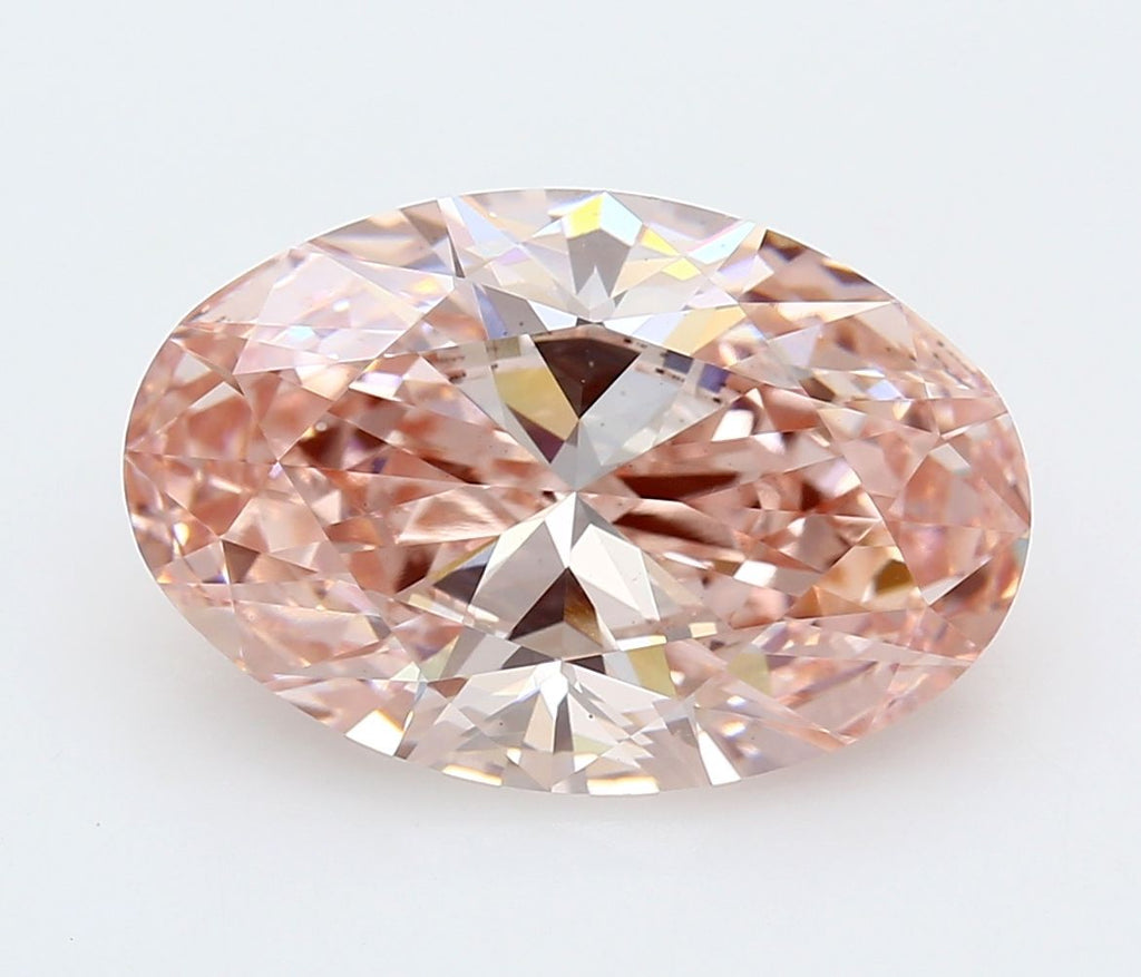 8.01 ct. Fancy Vivid Pink/VS1 Oval Lab Grown Diamond prod_f2ae64103c1948839e2cbbfecc790b57