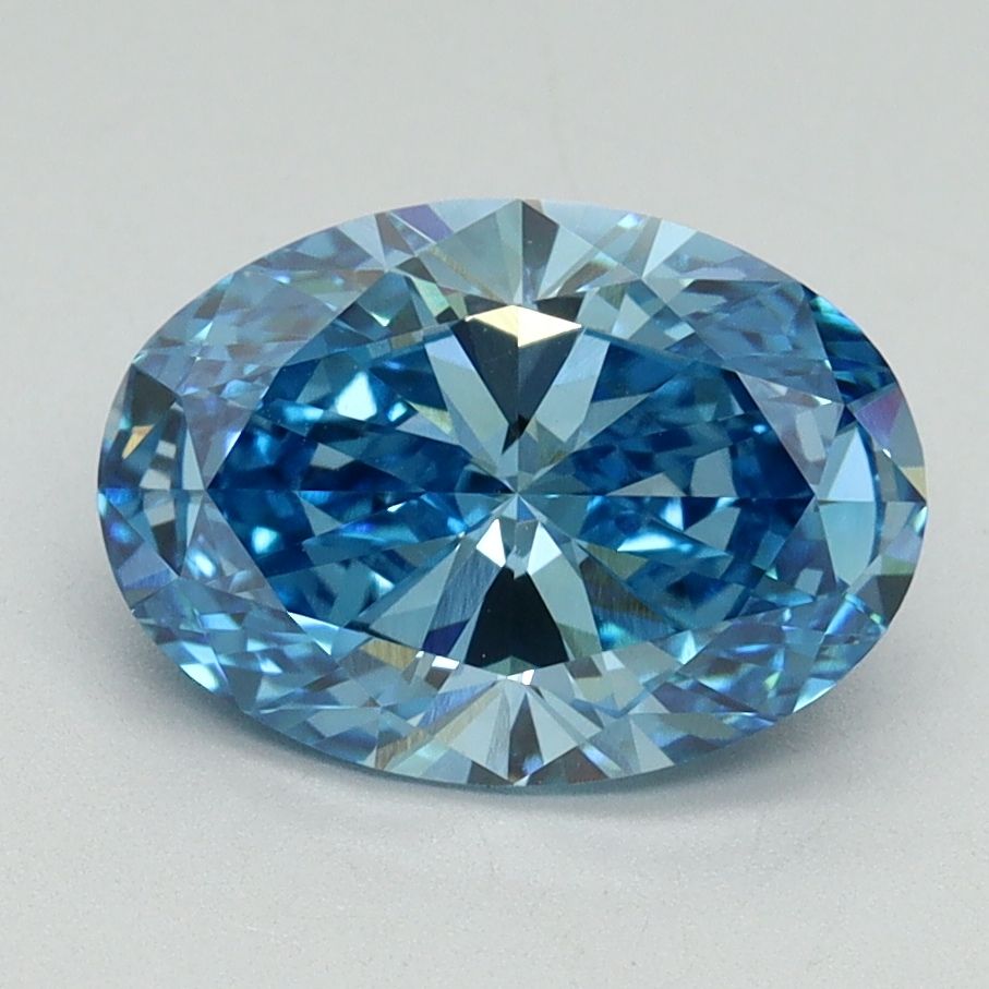 2.06 ct. Fancy Vivid Blue/VVS2 Oval Lab Grown Diamond prod_7f0abcaee0264816acc4e14da4a26fac