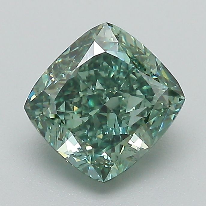 1.56 ct. Fancy Vivid Green/VVS2 Cushion Lab Grown Diamond prod_f192d41d79e44662aa8b10785718e81e