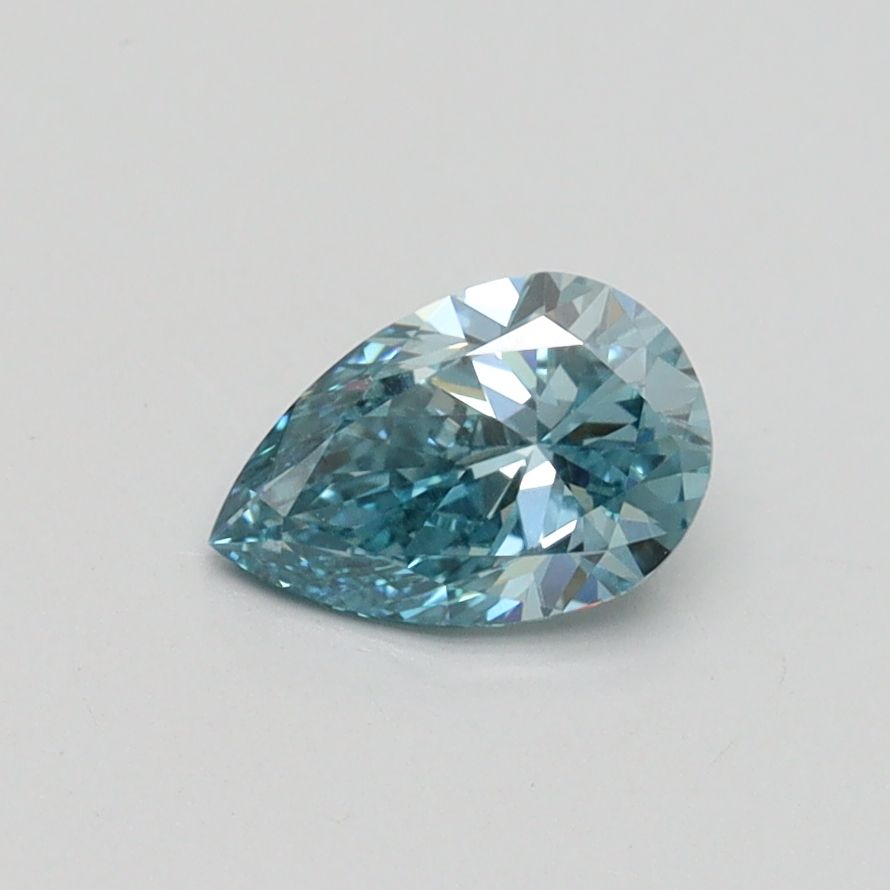 0.56 ct. Fancy Intense Greenish Blue/VS1 Pear Lab Grown Diamond prod_ddf95ead14ff4de39411d8ade18837fd