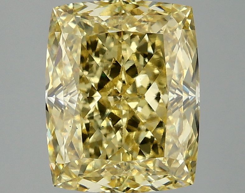 3.09 ct. Fancy Vivid Yellow/VS2 Cushion Lab Grown Diamond prod_7b7043d8edf34bc2a25b4d87bb2c7ac5