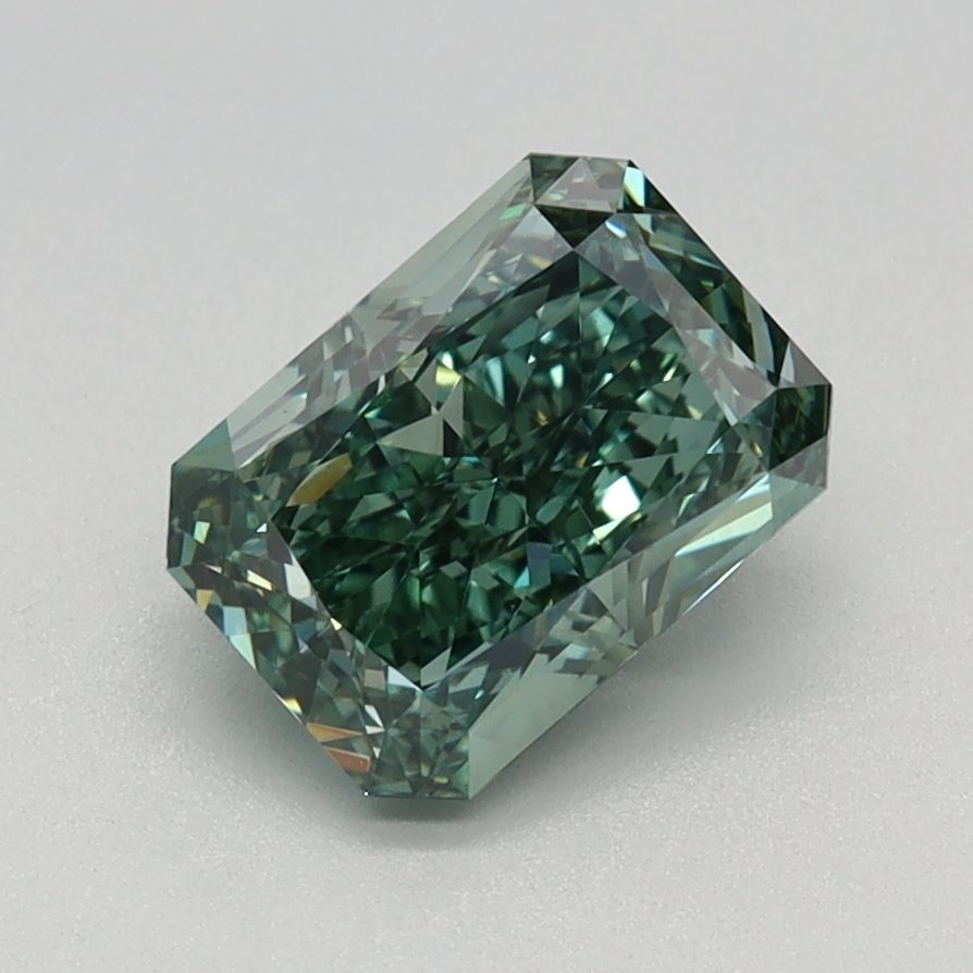 1.36 ct. Fancy Vivid Green/VS1 Radiant Lab Grown Diamond prod_ecbd2608da2945bc9933a60ed14ecda3