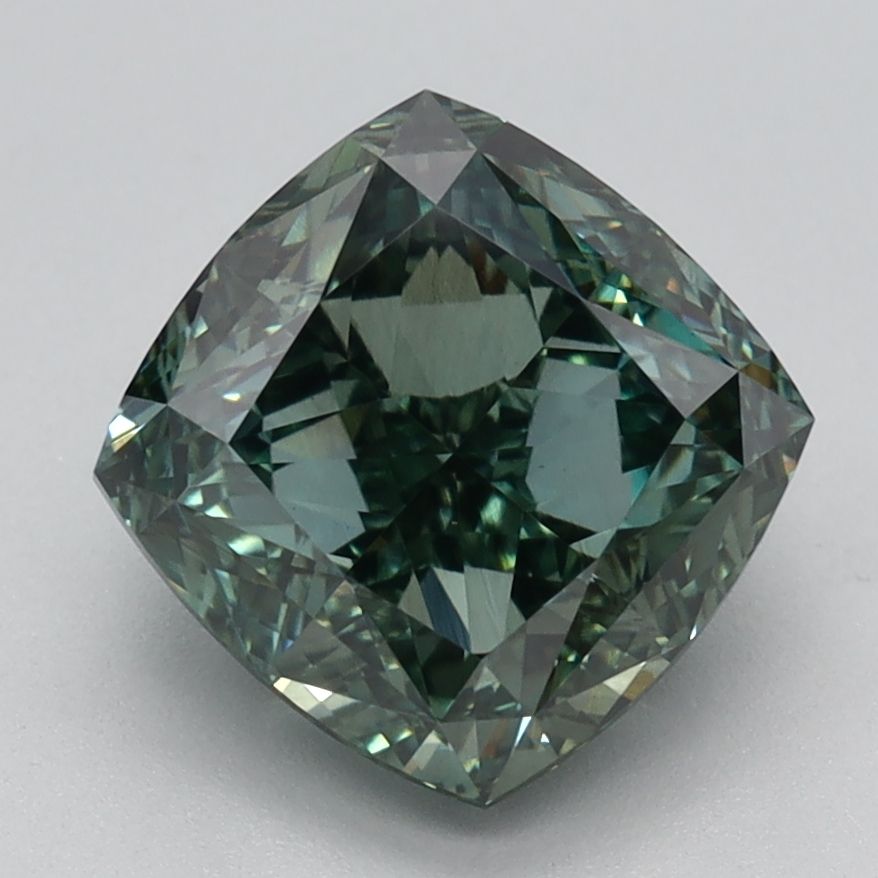 2.59 ct. Fancy Vivid Green/VS1 Cushion Lab Grown Diamond prod_a6c4d5c859214b87a0904c80e7204f71