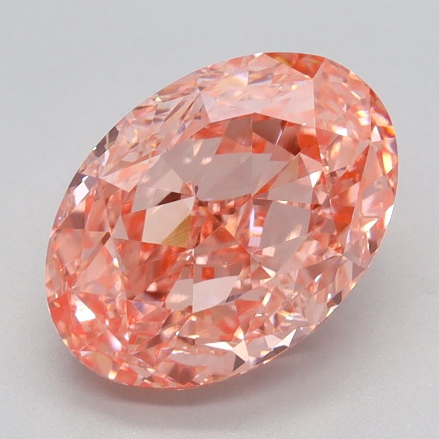 2.75 ct. Fancy Vivid Pink/VS1 Oval Lab Grown Diamond prod_5e948faf3a8f4629b72eca438cf2a453