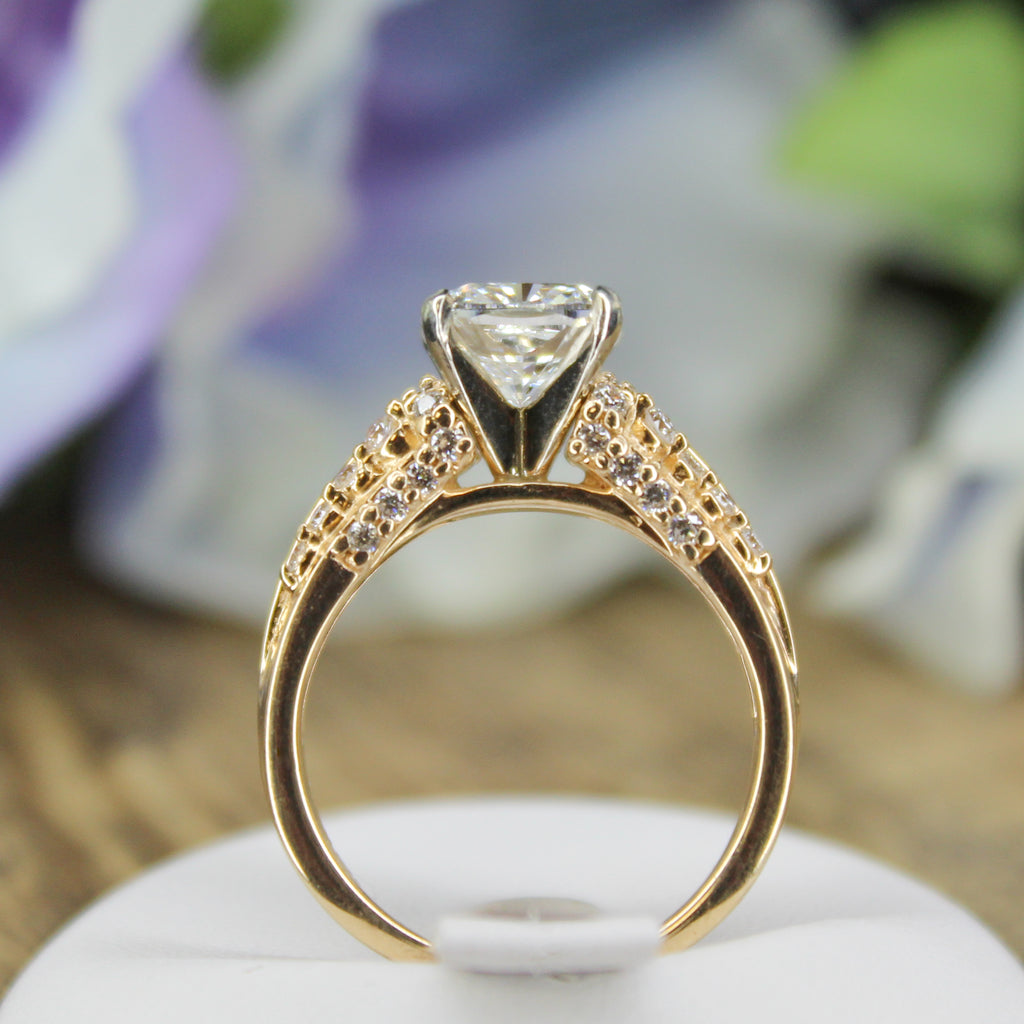 2.35 ct. E/VS1 Lab-Grown Diamond Engagement Ring